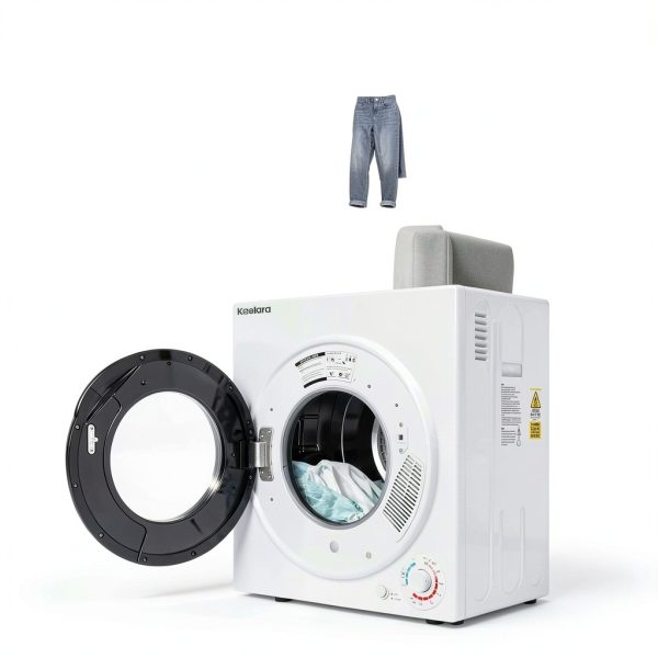 Portable Dryer Kaelara P10 3.5 Cu.ft Stainless Steel Compact White-3