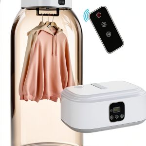 Portable Dryers-Foldable Dryers-With Remote Control Mini Dryer- Great For Travel, RV, Home, Apartment-Electric Fast And Efficient Drying And Easy To Use And Store-0