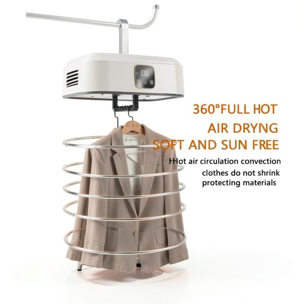 Portable Dryers-Foldable Dryers-With Remote Control Mini Dryer- Great For Travel, RV, Home, Apartment-Electric Fast And Efficient Drying And Easy To Use And Store-2