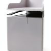 DTK Washer Dryer Countertop with Shelf Single White Wood Design-5
