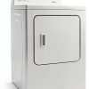 AMANA NED4655EW 6.5 cu ft Front Load Electric Dryer White 11 Cycles-6