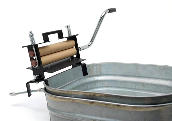 The Great American Wringer Co Model Black Coated Steel Tan Rollers-2
