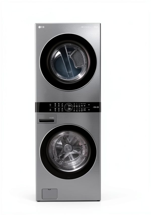 LG WashTower 4.5 Cu.Ft. Washer 7.4 Cu.Ft. Dryer Graphite Steel-1