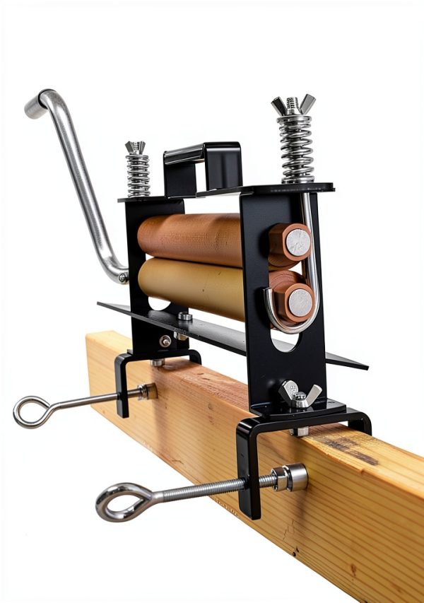The Great American Wringer Co Model Black Coated Steel Tan Rollers-3